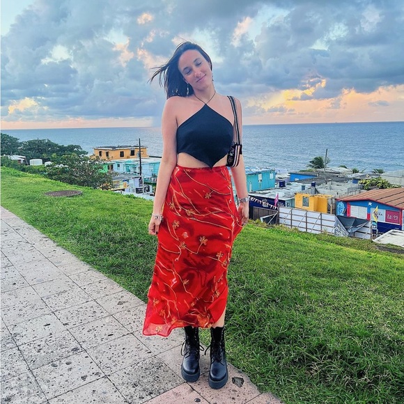 Vintage Midi Volcanic Skirt - Picture 3 of 6